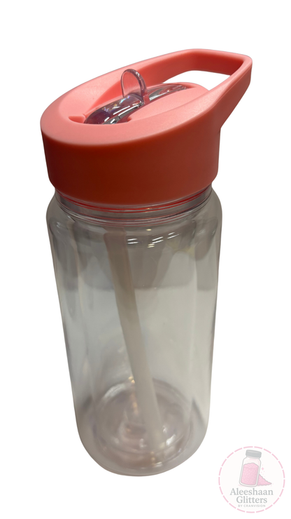 10 oz Kids Acrylic Snow Globe Cup (Assorted Lid Colors)