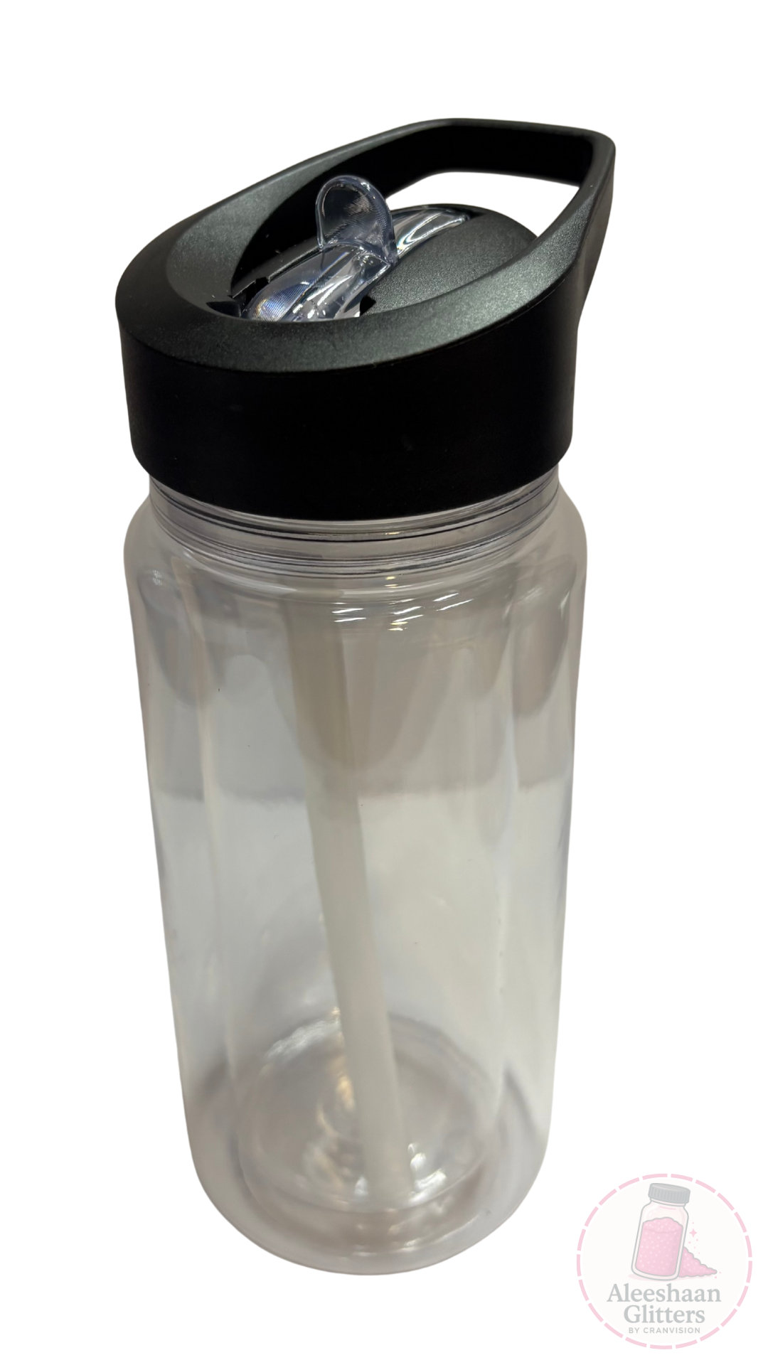 10 oz Kids Acrylic Snow Globe Cup (Assorted Lid Colors)