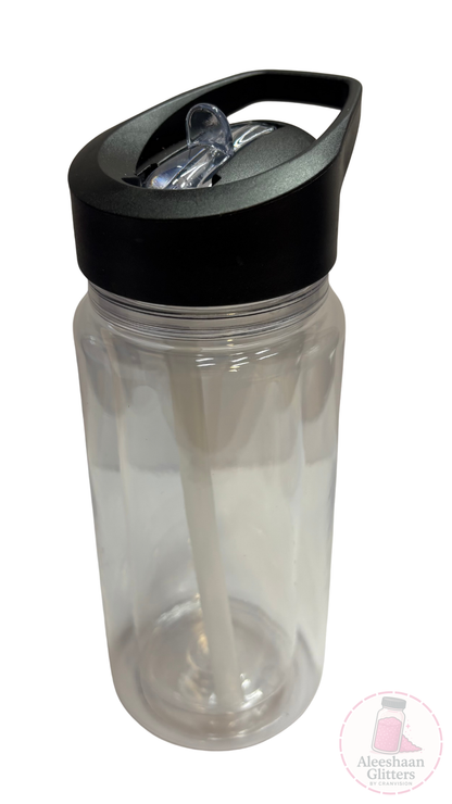 10 oz Kids Acrylic Snow Globe Cup (Assorted Lid Colors)