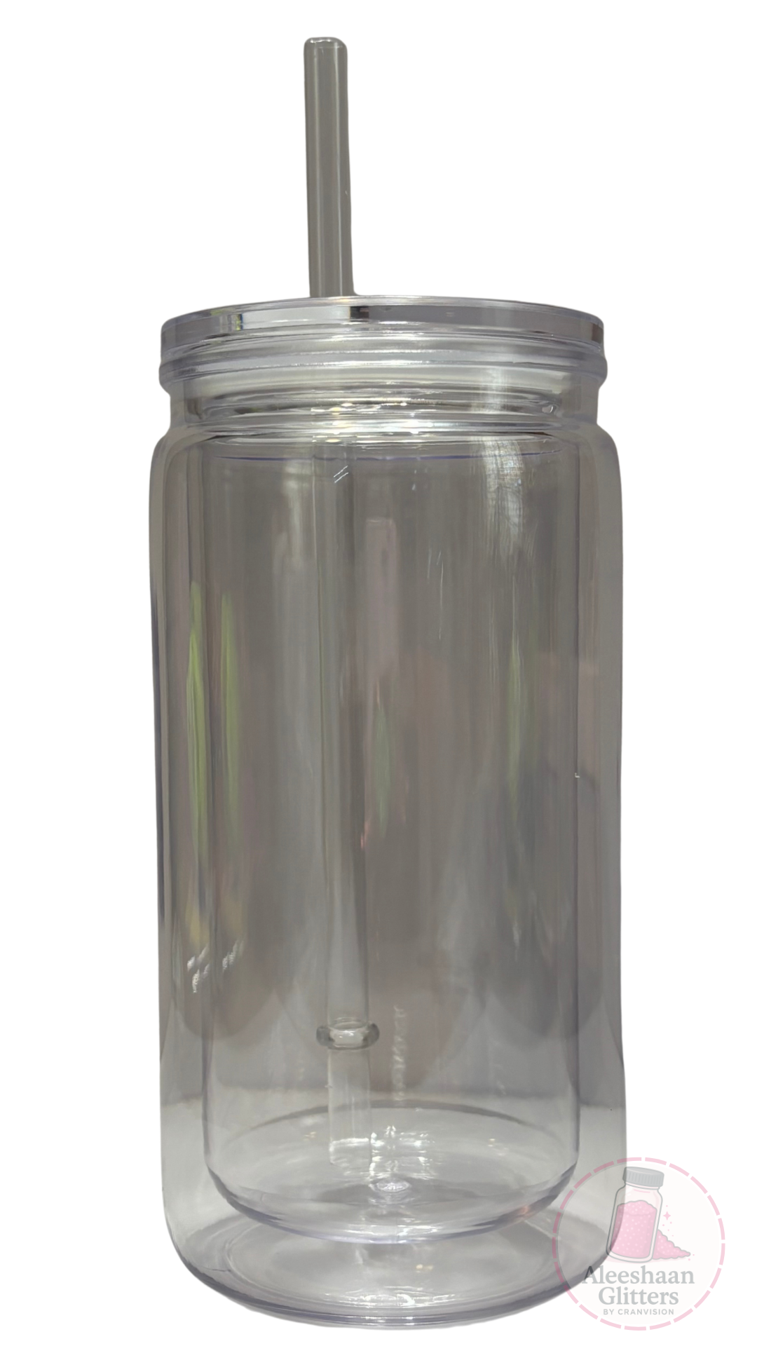 16 oz Acrylic Snow Globe Cup