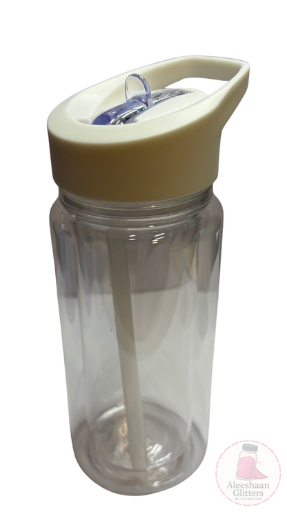 10 oz Kids Acrylic Snow Globe Cup (Assorted Lid Colors)