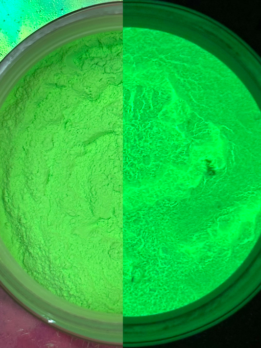 Ghosted Green Mica Powder (Glow-in-the-Dark)