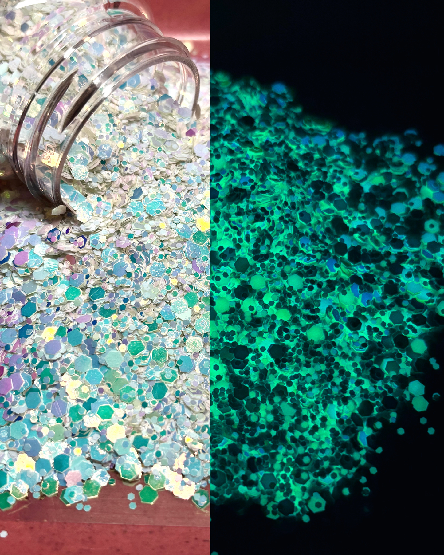 Glacier Glow Snow Globe (Glow-in-the-Dark)