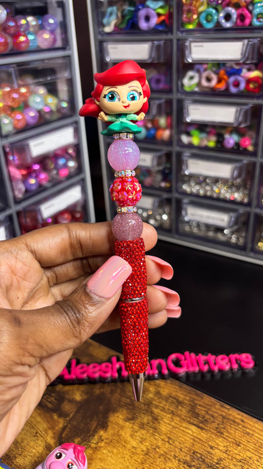 Princess Beaded Rhinestone Pen